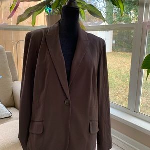 Chicos Jacket, Brown, Size 3 (16-18).